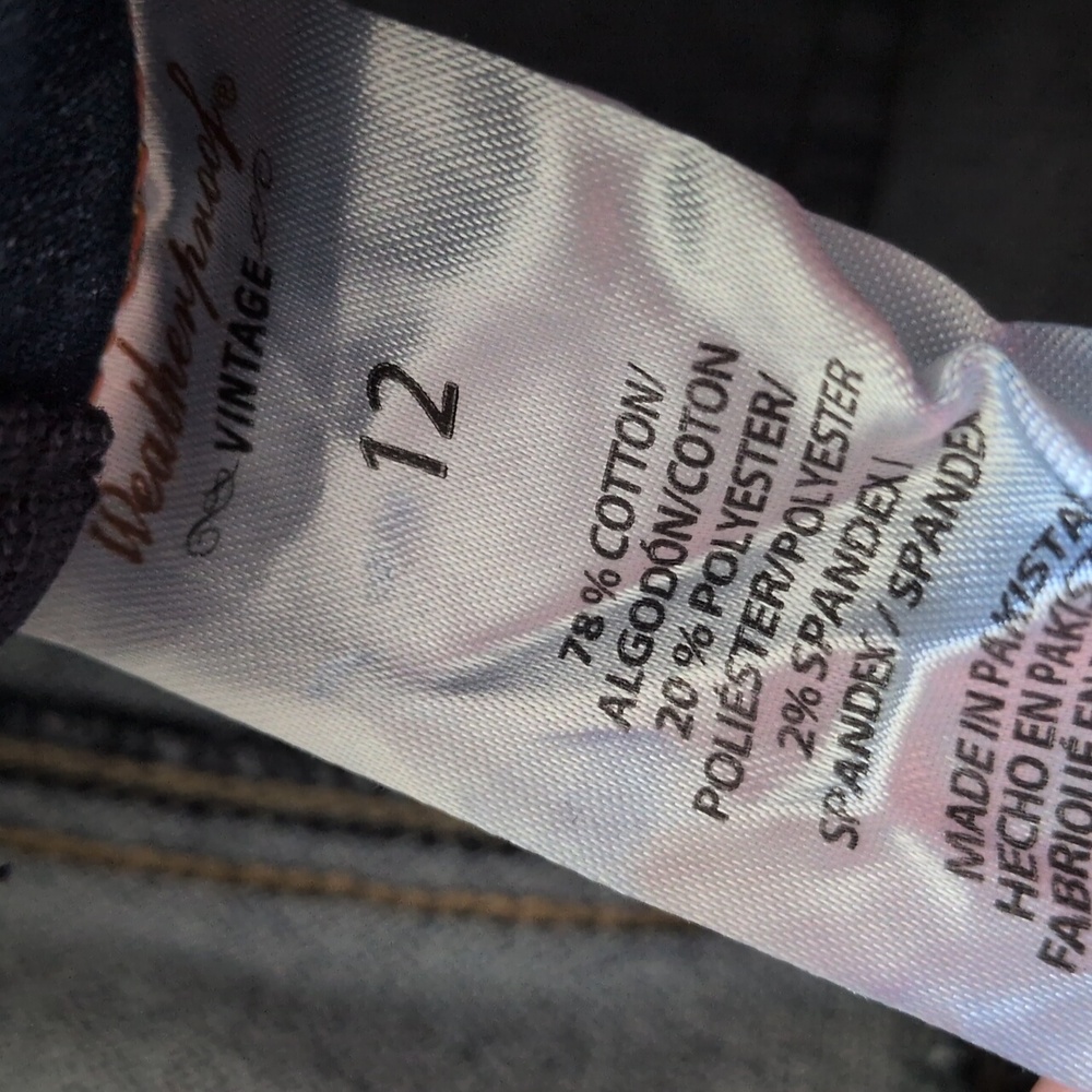 NWT Weatherproof Vintage Girls Skinny Fit Jeans - 12 - Picture 9 of 9